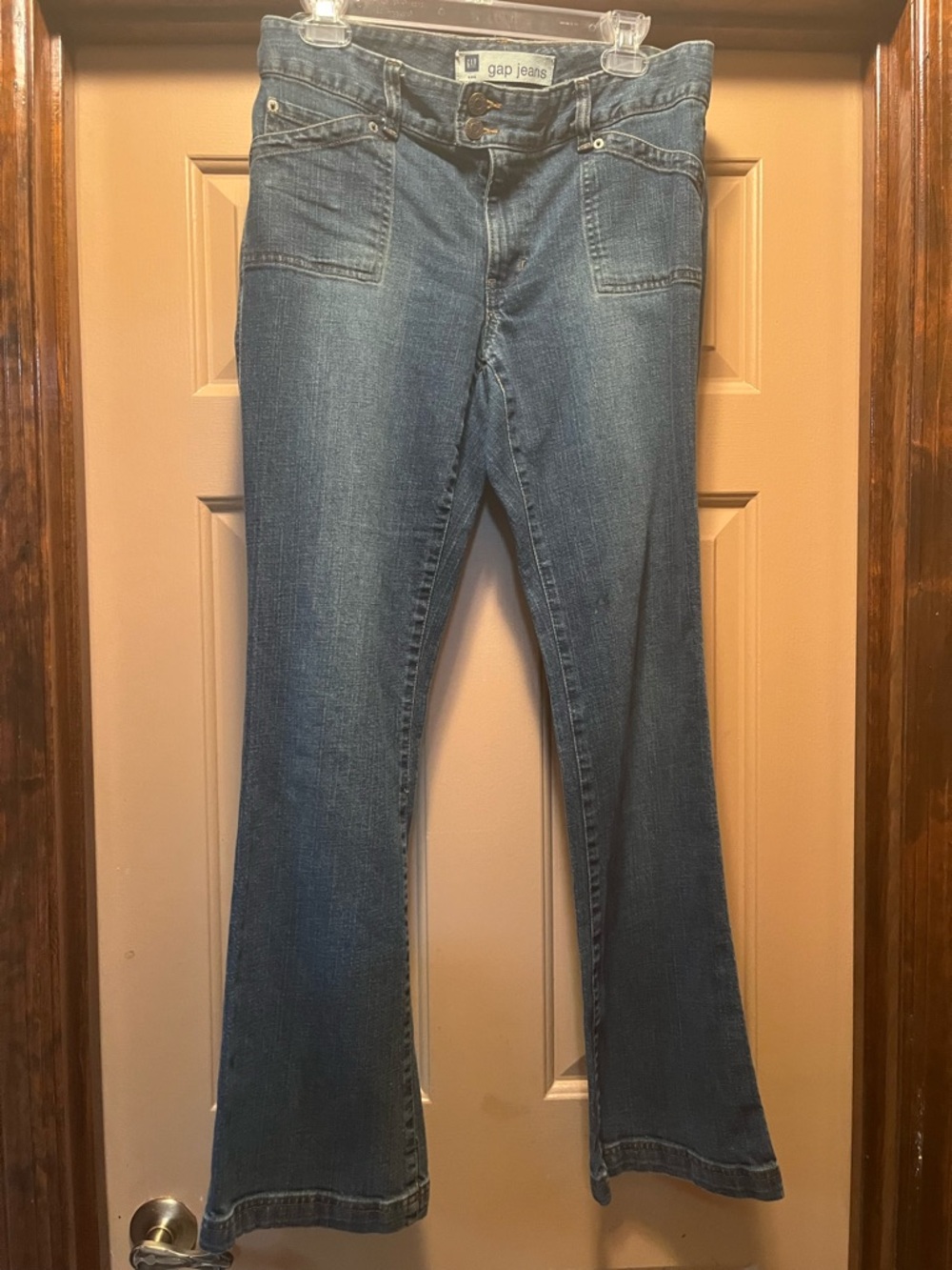 GAP Women's Dark Blue Flared Jeans